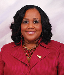 The Hon. Natalie Neita-Headley, MP Minister with Responsibility for Sports