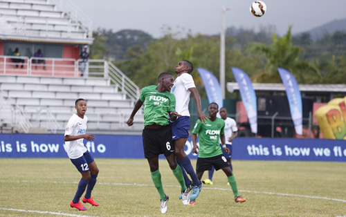 Game action between JC and Calabar