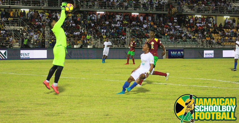 Ruseas vs Green Island action on opening day